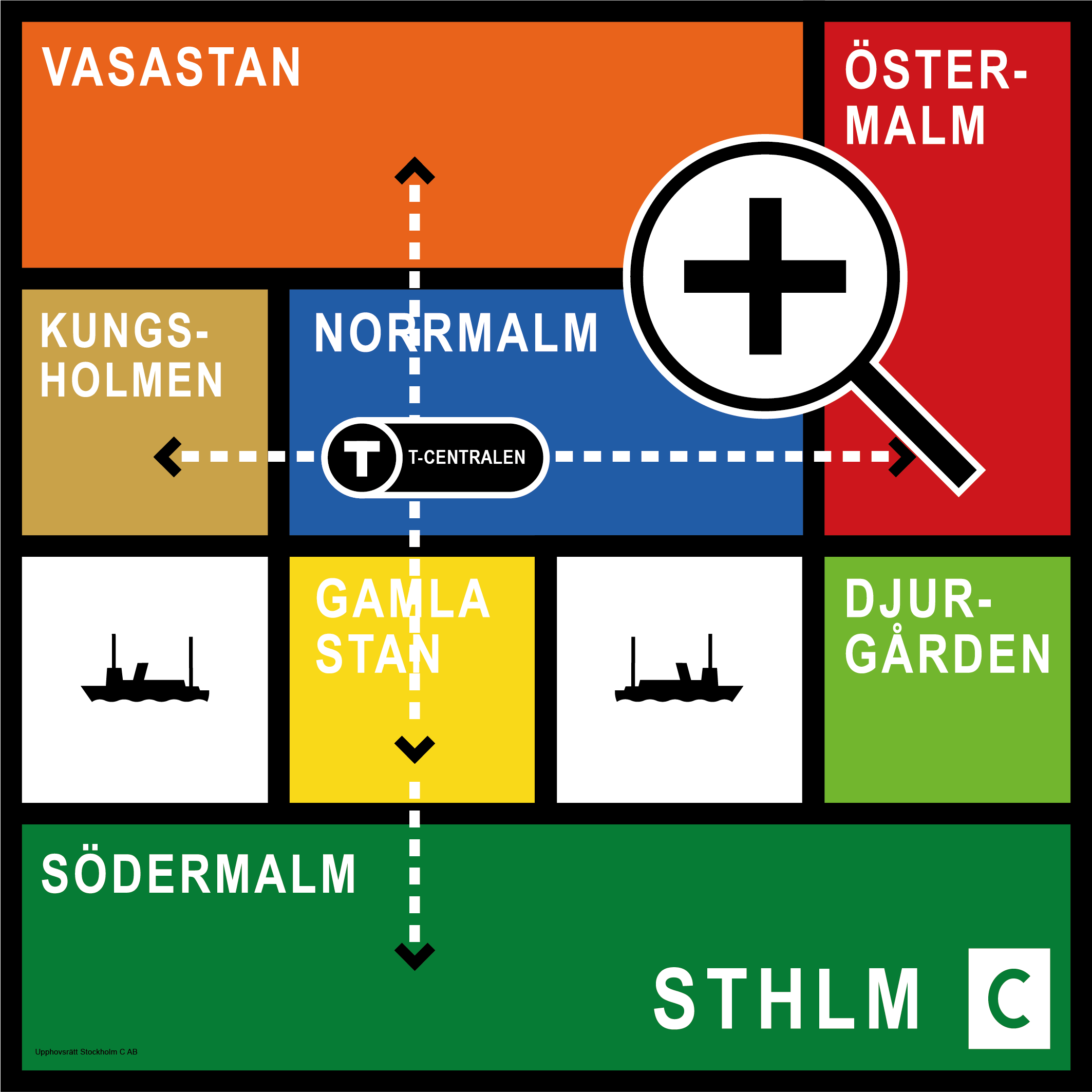Öppna tunnelbanekartan