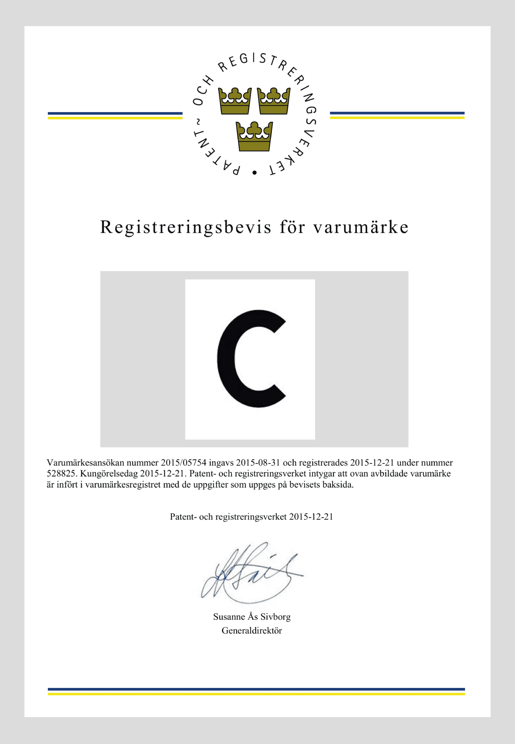 Sthlm C – Ett registrerat varumärke för Stockholms innerstad